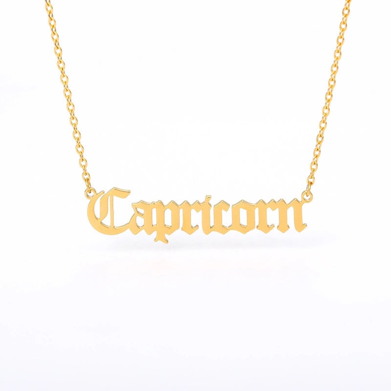 Capricorn Necklace (GOLD)