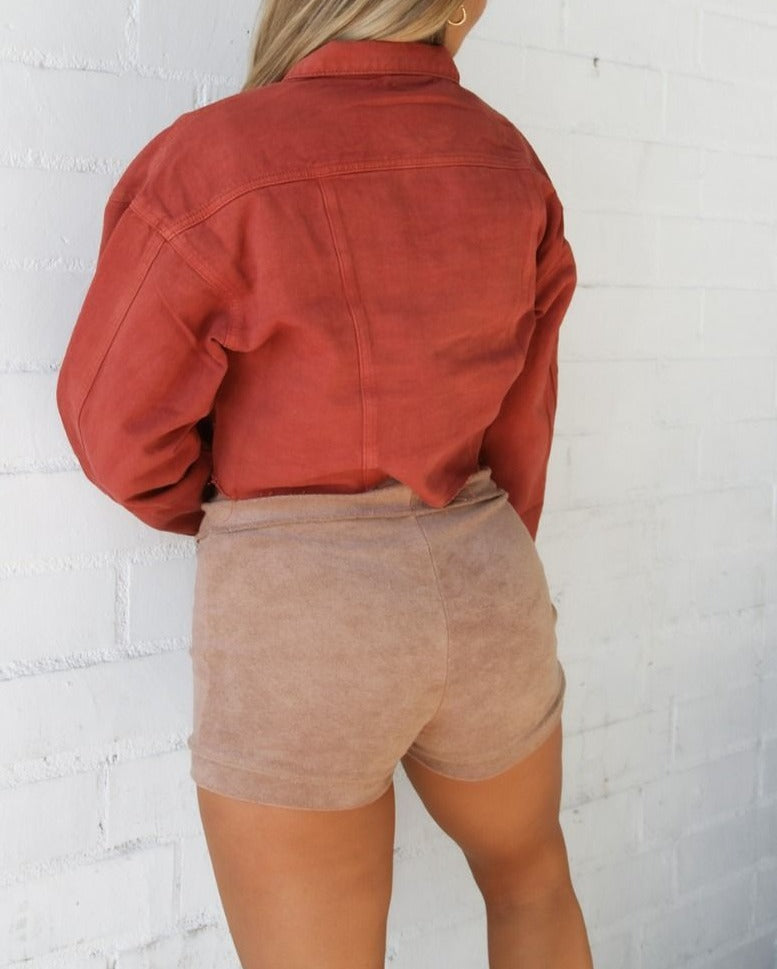 Charlie Cropped Denim Jacket