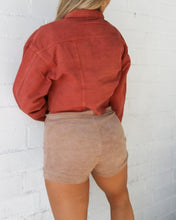 Load image into Gallery viewer, Charlie Cropped Denim Jacket (COPPER)

