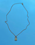 E Letter Locket Necklace