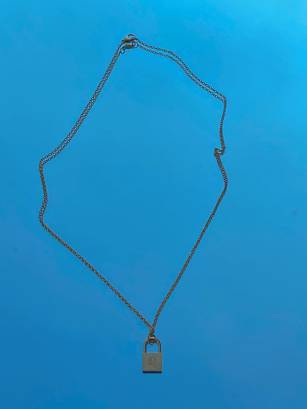 O Letter Locket Necklace