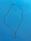 O Letter Locket Necklace