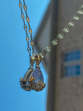 Load image into Gallery viewer, Diamond Wrapped In Flower Necklace (GOLD)
