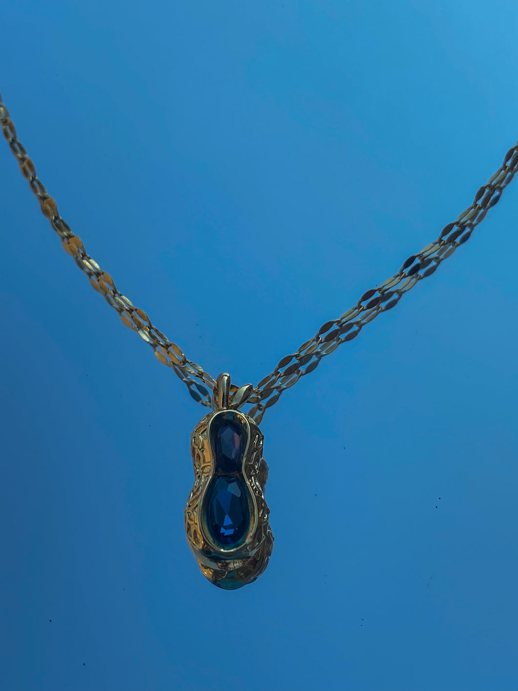 Peanut Charm Necklace (GOLD)
