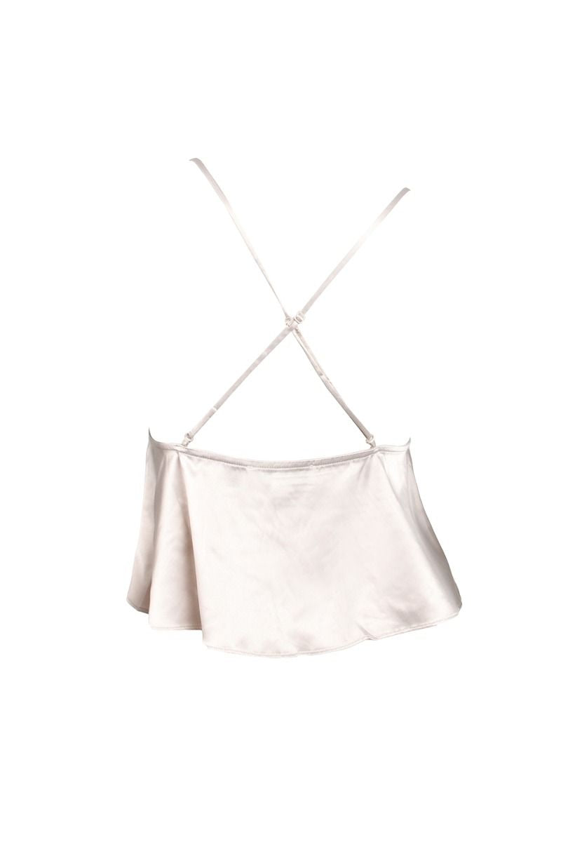 Lilly Satin Split Tank Top