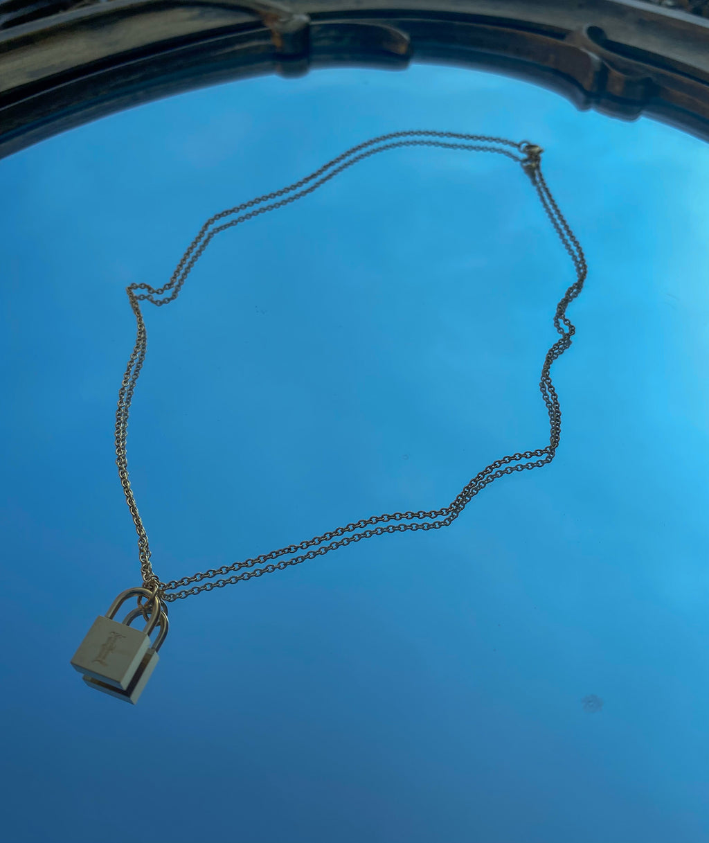 L Letter Locket Necklace