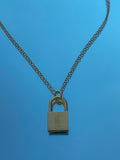 I Letter Locket Necklace