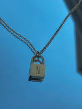 Load image into Gallery viewer, N Letter Locket Necklace (GOLD)
