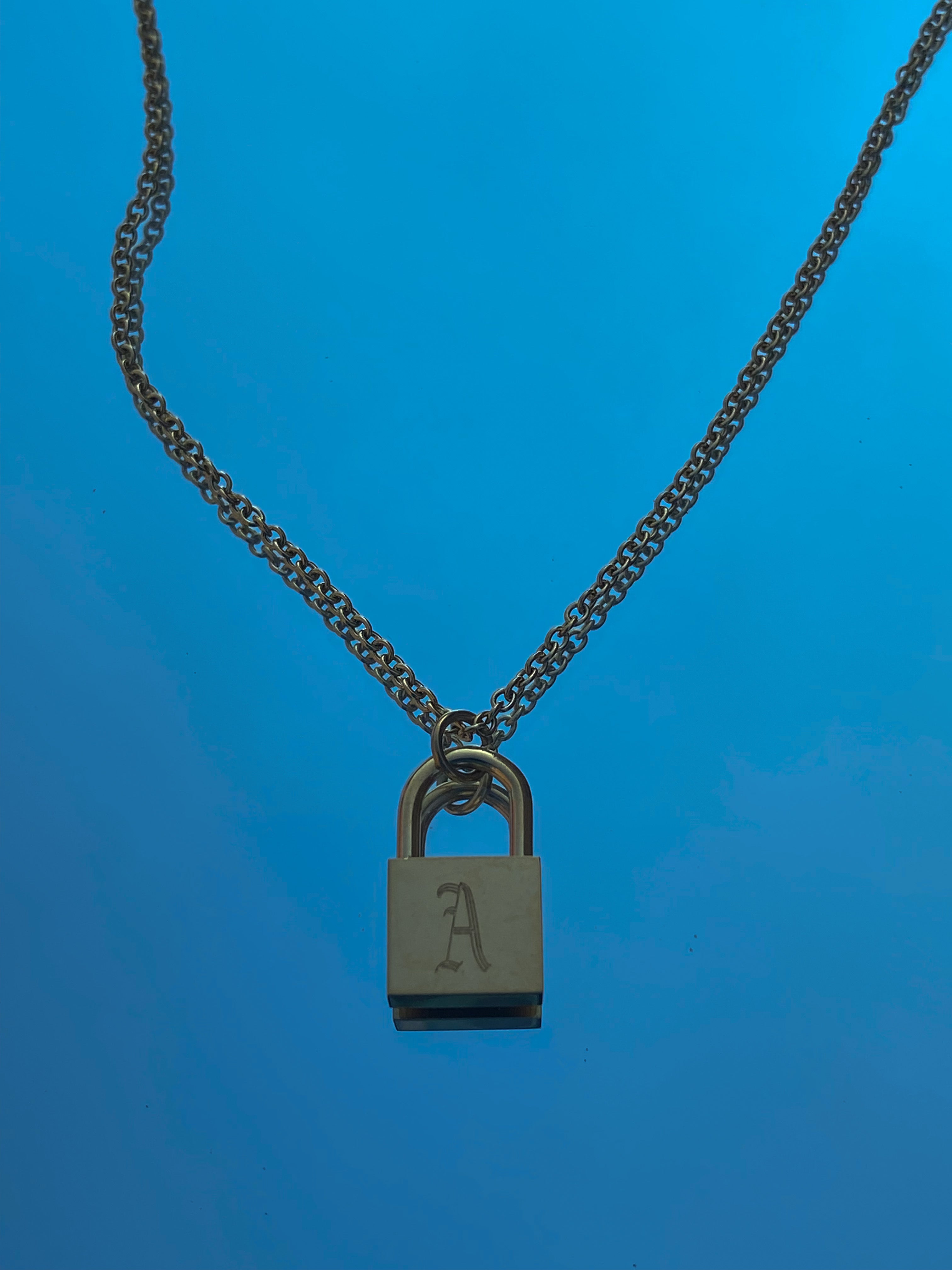 A Letter Locket Necklace