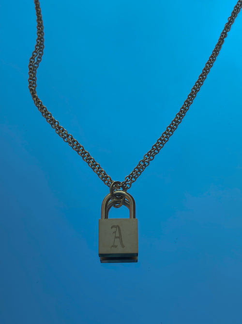 A Letter Locket Necklace