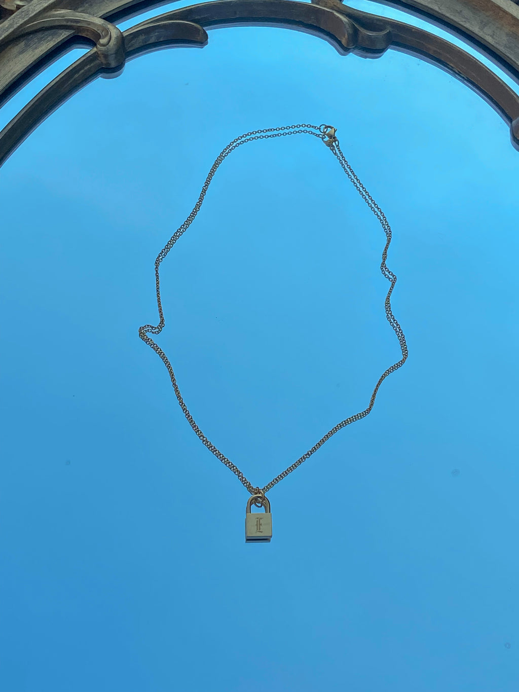 L Letter Locket Necklace
