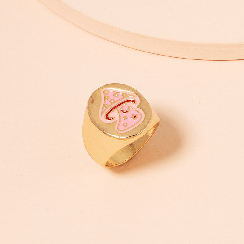 Pink Mushroom Ring