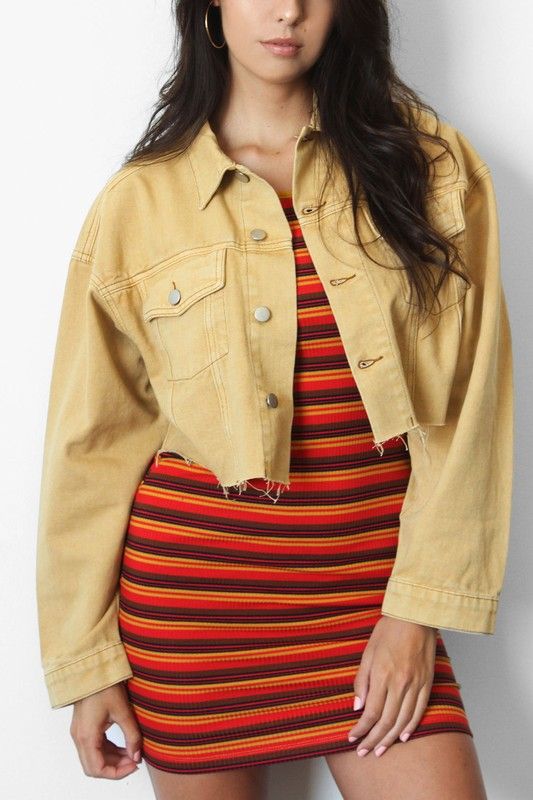 Charlie Cropped Denim Jacket